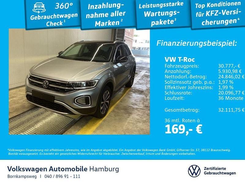 K2 pyritsilber metallic Gebraucht 2024 VW T-Roc Style SUV | 30.777 € (Fairer Preis) - Bild 1/3