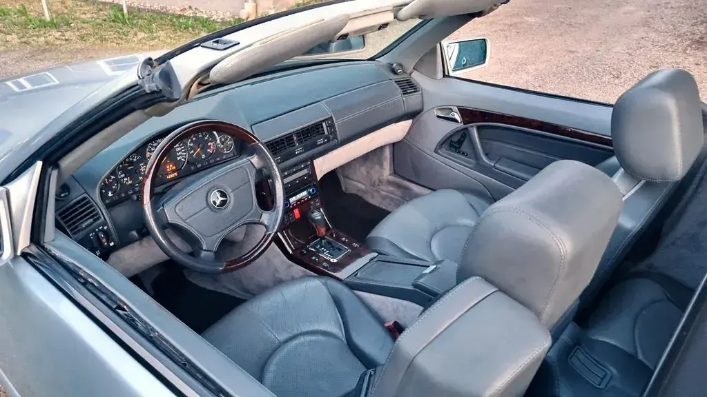 Gebraucht Mercedes SL500 320 PS (235 kW) 1997 Silber Cabrio