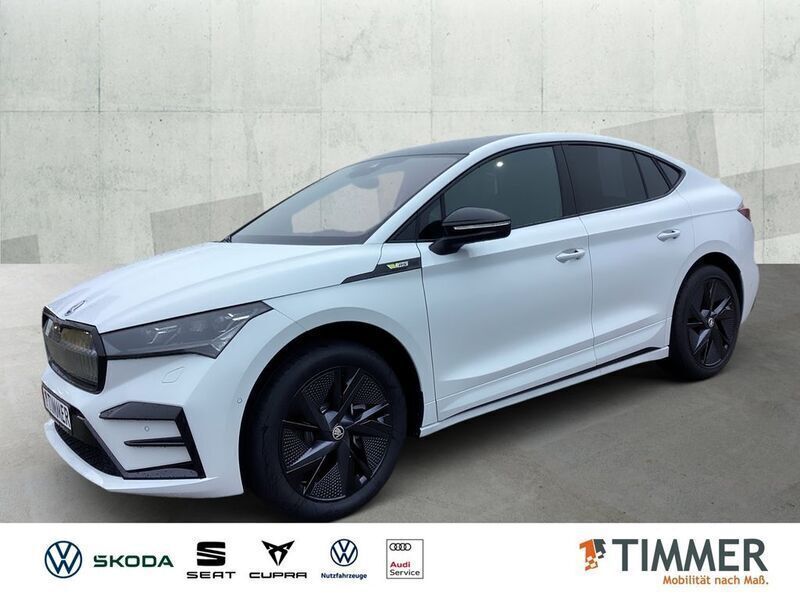 Moonweiss metallic Neu 2025 Skoda Enyaq iV Suite SUV | 58.998 € (Fairer Preis) - Bild 1/4