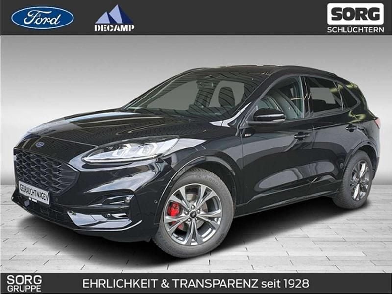 Schwarz, obsidianschwarz metallic Gebraucht 2024 Ford Kuga ST-Line X SUV | 27.490 € (Guter Preis) - Bild 1/4