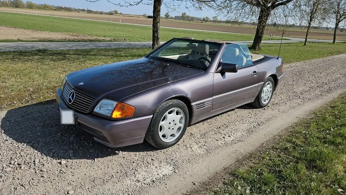 Gebraucht Mercedes SL500 320 PS (235 kW) 1993 Violet Cabrio