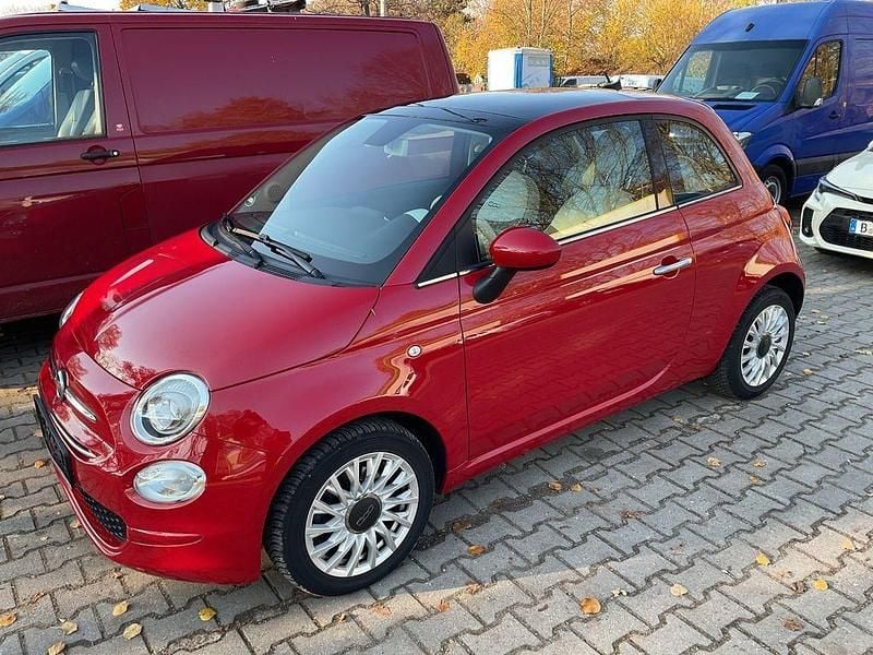 Rosso corsa/sfrontato/argilla/ Gebraucht 2020 Fiat 500 Lounge Kleinwagen | 10.666 € (Fairer Preis) - Bild 1/4