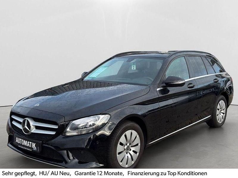 Schwarz Gebraucht 2019 Mercedes C180 Business Kombi | 14.790 € (Superpreis) - Bild 1/4