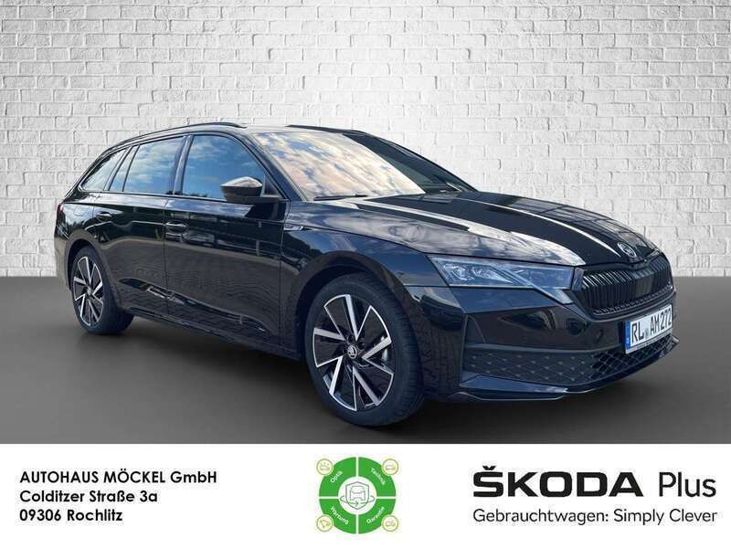 Schwarz Gebraucht 2024 Skoda Octavia SportLine Kombi | 38.990 € - Bild 1/4
