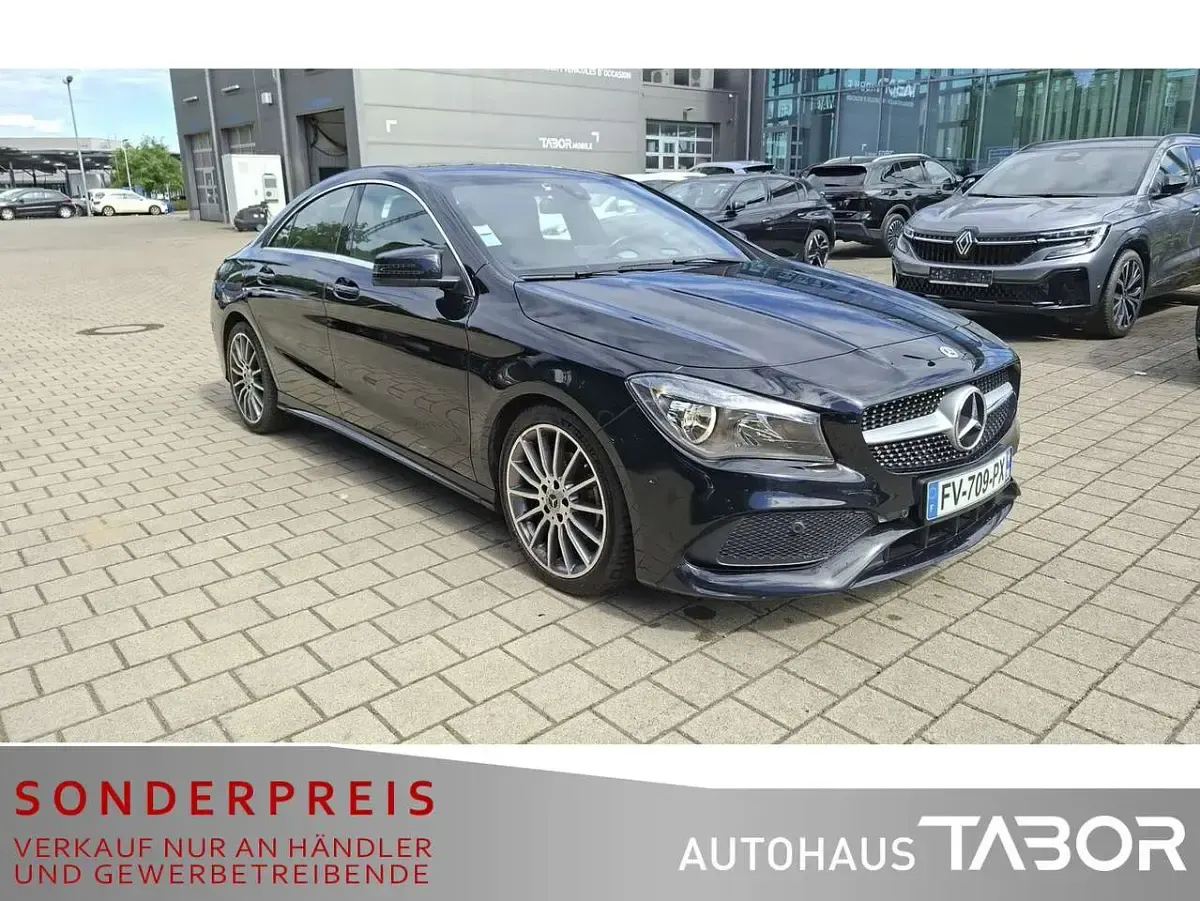 Gebraucht Mercedes CLA180 AMG line 122 PS (89 kW) 2017 Nachtschwarz Limousine