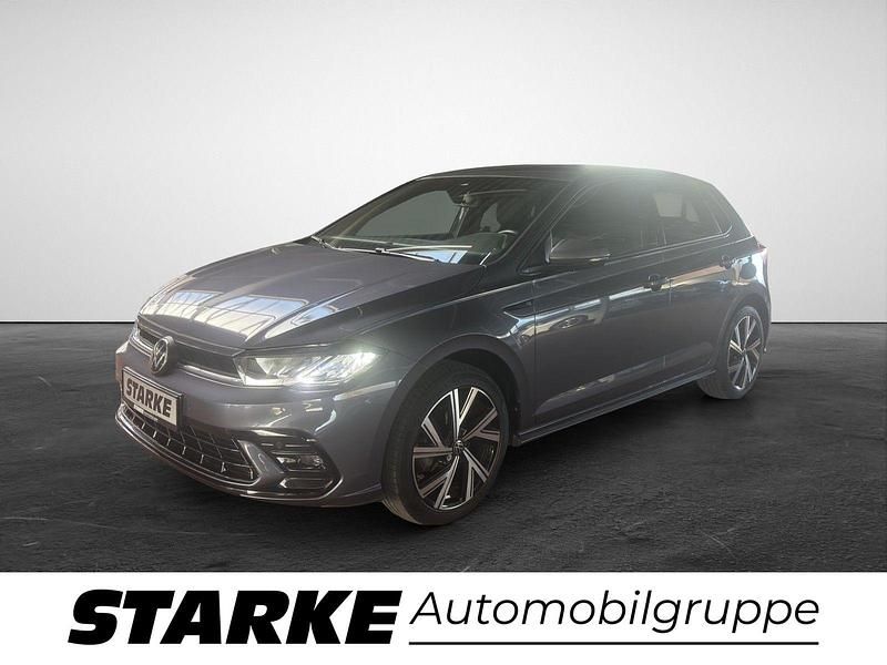 Schwarz Gebraucht 2021 VW Polo R-line Kleinwagen | 17.890 € (Guter Preis) - Bild 1/4