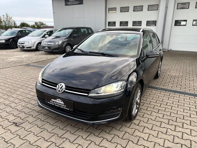 Schwarz Gebraucht 2014 VW Golf VII Highline Kombi | 10.750 € (Fairer Preis) - Bild 1/4