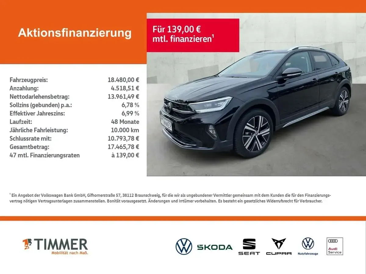 Gebraucht VW Taigo 110 PS (80 kW) 2021 Schwarz SUV