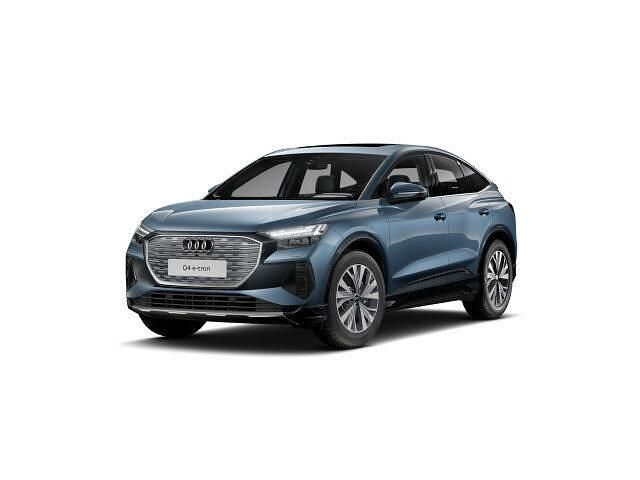 Geysirblau metallic (metallic) Gebraucht 2022 Audi Q4 e-tron Advanced Plus SUV | 37.450 € (Teuer) - Bild 1/4