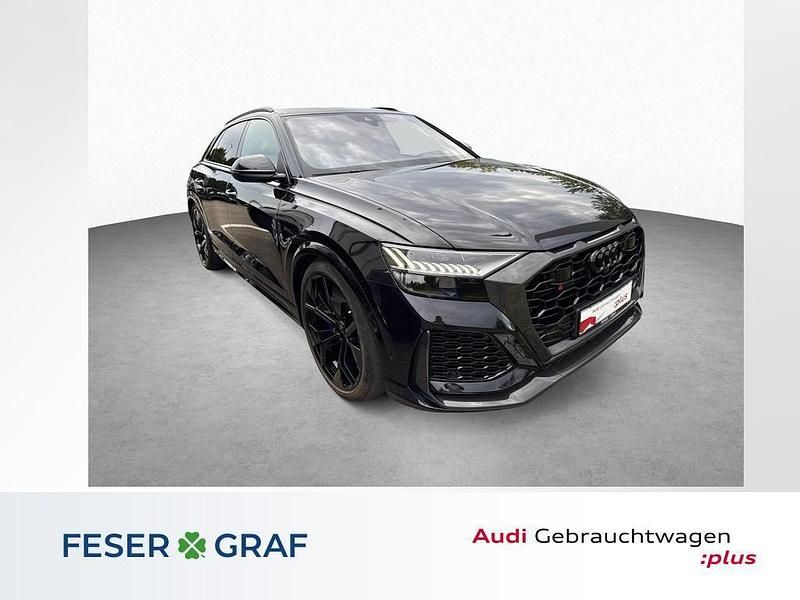 Orcaschwarz metallic Gebraucht 2021 Audi RS Q8 Ambiente SUV | 91.980 € (Superpreis) - Bild 1/4