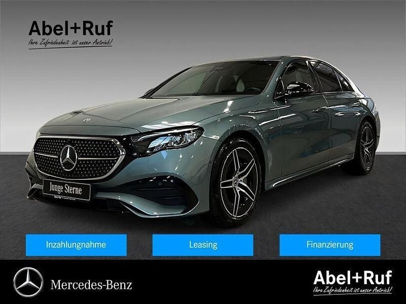 Gebraucht Mercedes E200 AMG 204 PS (150 kW) 2024 Metalliclack verdesilber (metallic) Limousine