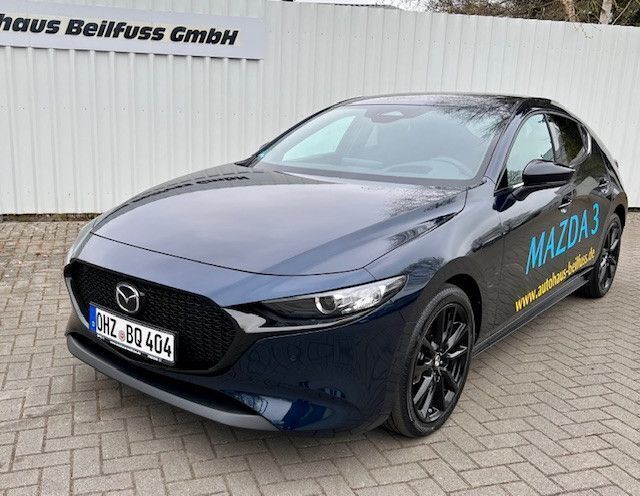 Blau Gebraucht 2024 Mazda 3 Homura-Line Limousine | 28.350 € (Teuer) - Bild 1/4