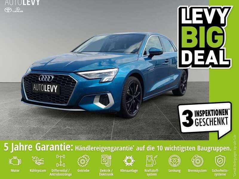 Atollblau Gebraucht 2020 Audi A3 Sportback Advanced Plus Kleinwagen | 17.500 € (Fairer Preis) - Bild 1/4