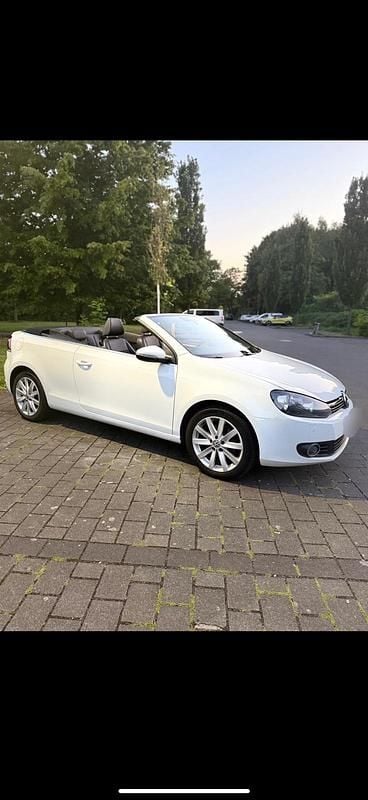 Weiß Gebraucht 2011 VW Golf Cabriolet Cabrio | 5.450 € (Fairer Preis) - Bild 1/4