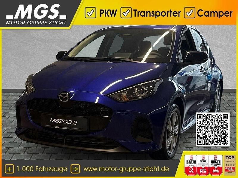 Neu Mazda 2 Exclusive-Line 116 PS (85 kW) 2025 Glass blue Kleinwagen