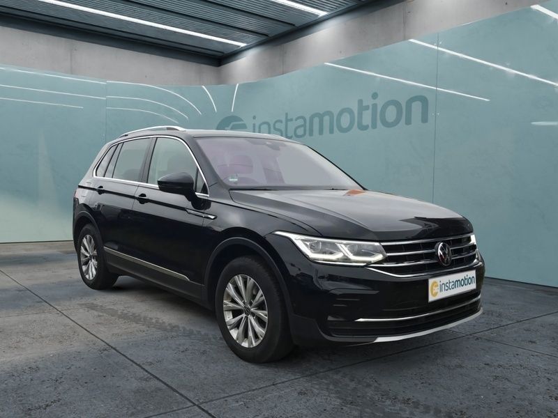 Schwarz Gebraucht 2023 VW Tiguan SUV | 39.640 € (Teuer) - Bild 1/4
