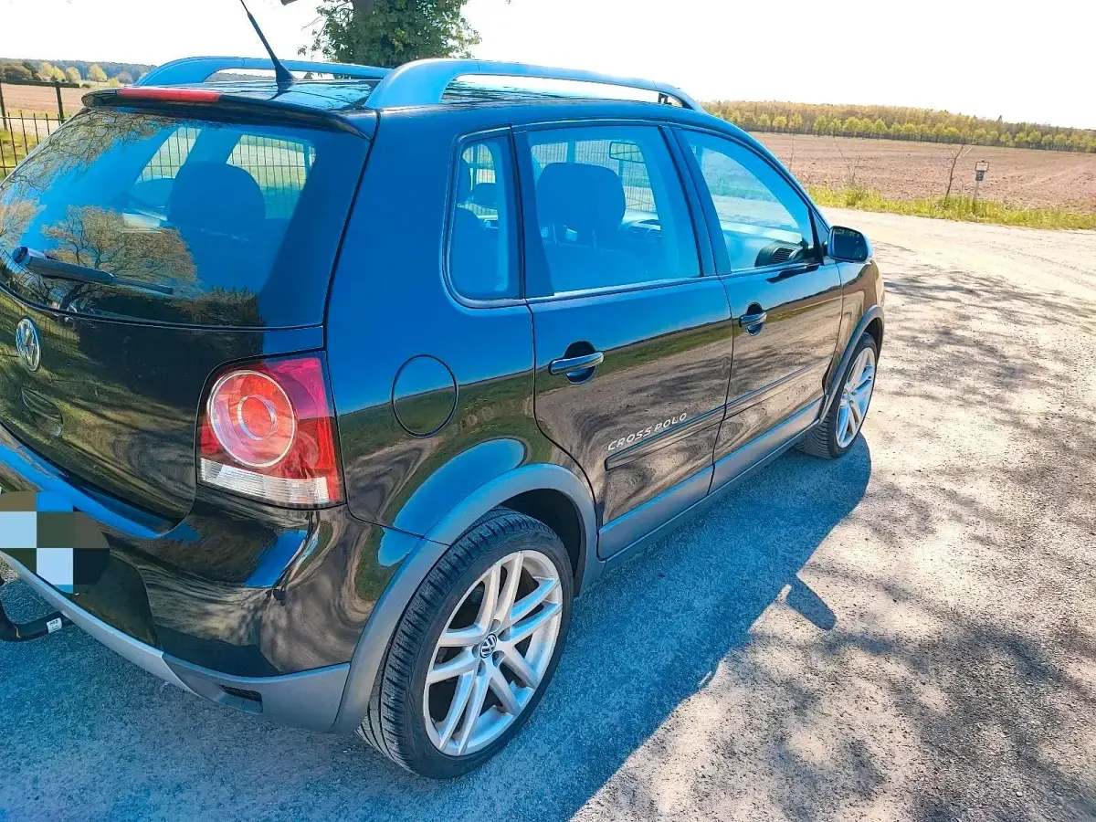 Gebraucht VW Polo Cross 80 PS (58 kW) 2008 Schwarz Kleinwagen
