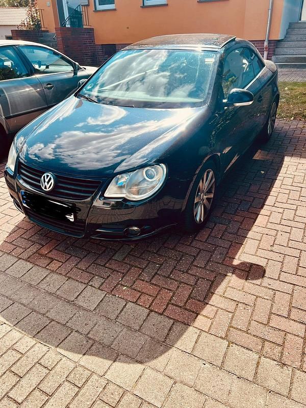 Schwarz Gebraucht 2006 VW Eos Cabrio | 3.400 € (Fairer Preis) - Bild 1/4