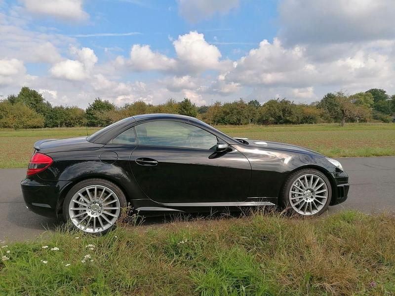 Schwarz Gebraucht 2005 Mercedes SLK55 AMG AMG Cabrio | 21.500 € (Fairer Preis) - Bild 1/4