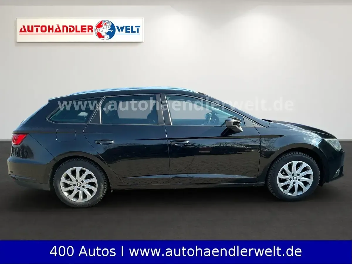 Używany Seat Leon Style 150 KM (110 kW) 2016 Czarny Kombi