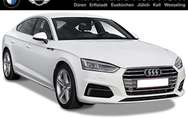 Silber Gebraucht 2019 Audi A5 Sportback S-Line Kleinwagen | 24.420 € (Superpreis) - Bild 1/4
