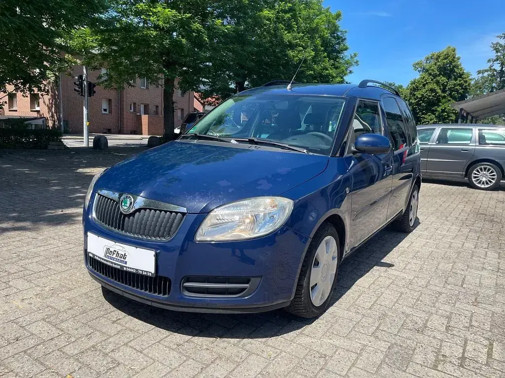 Gebraucht Skoda Roomster Plus Edition 69 PS (50 kW) 2009 Blau Van / Kleinbus