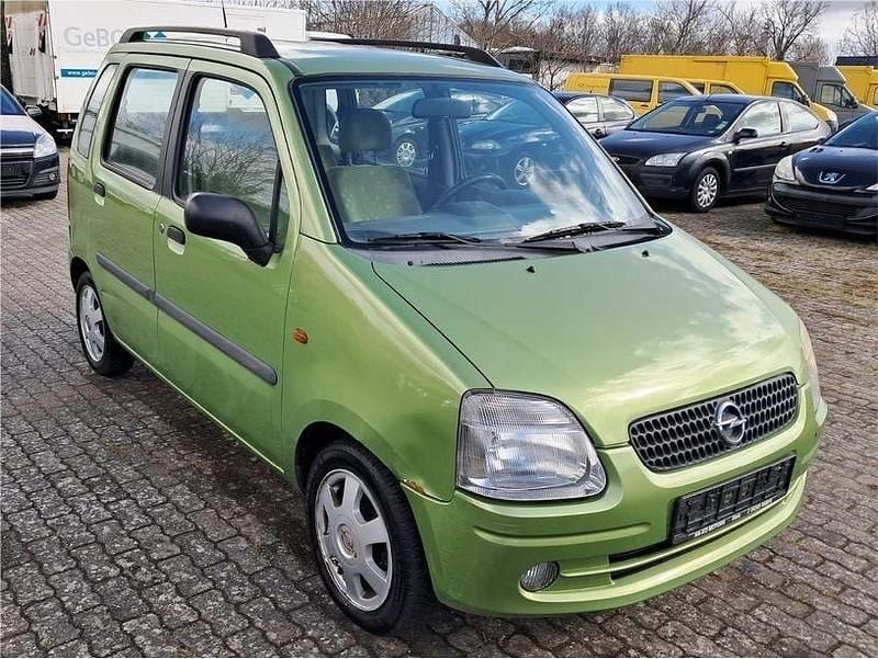 Gebraucht Opel Agila 75 PS (55 kW) 2002 Grün Van / Kleinbus