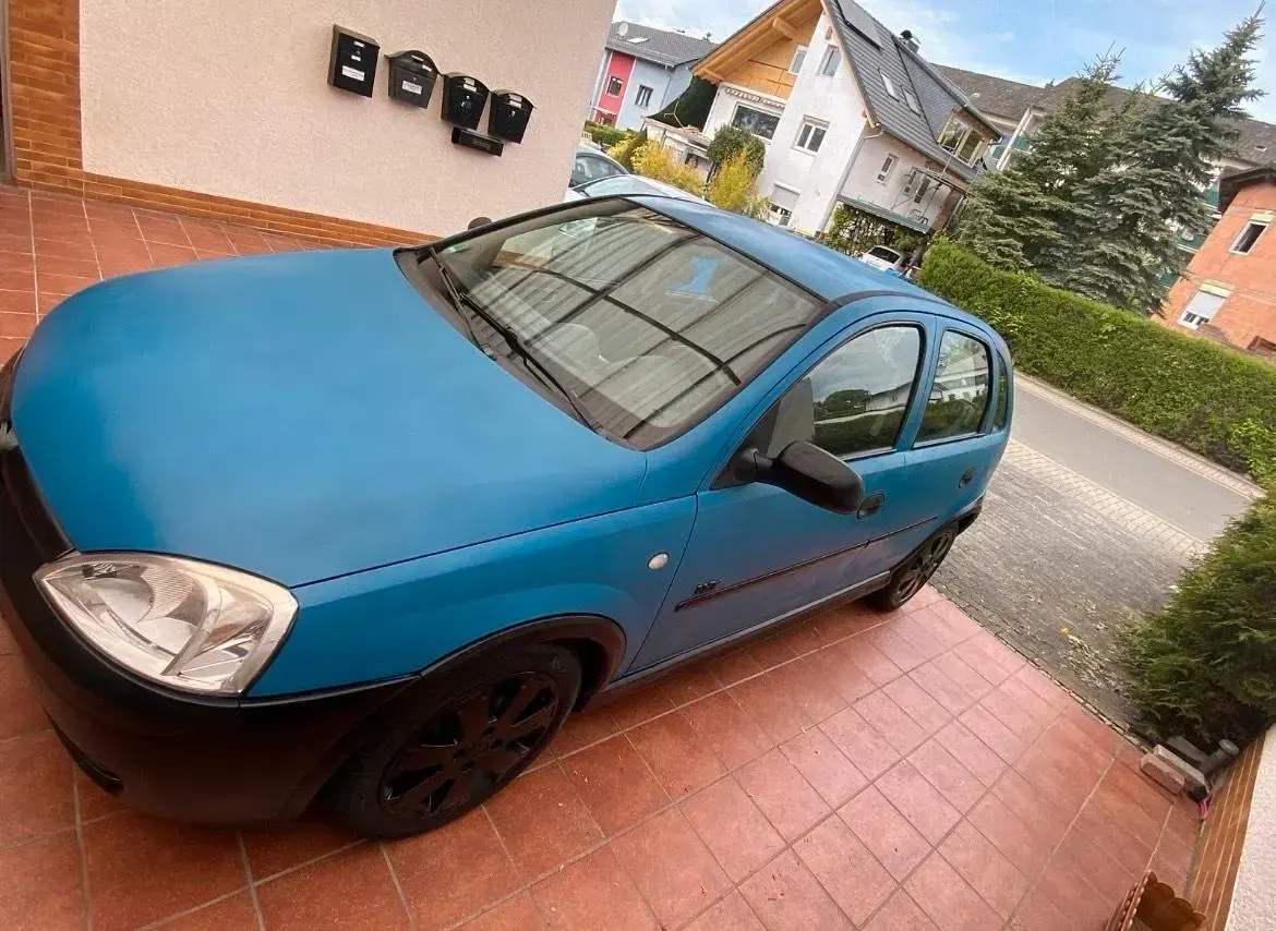 Gebraucht Opel Corsa 75 PS (55 kW) 2003 Blau Kleinwagen
