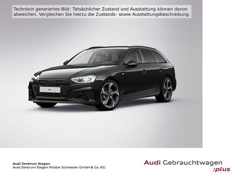 Mythosschwarz metallic Gebraucht 2022 Audi A4 Competition Kombi | 29.410 € (Superpreis) - Bild 1/4