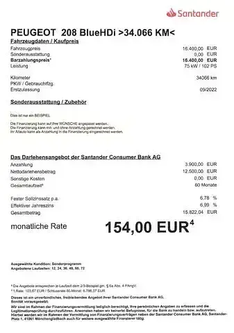 Gebraucht Peugeot 208 Active 102 PS (75 kW) 2022 Gris artense Kleinwagen