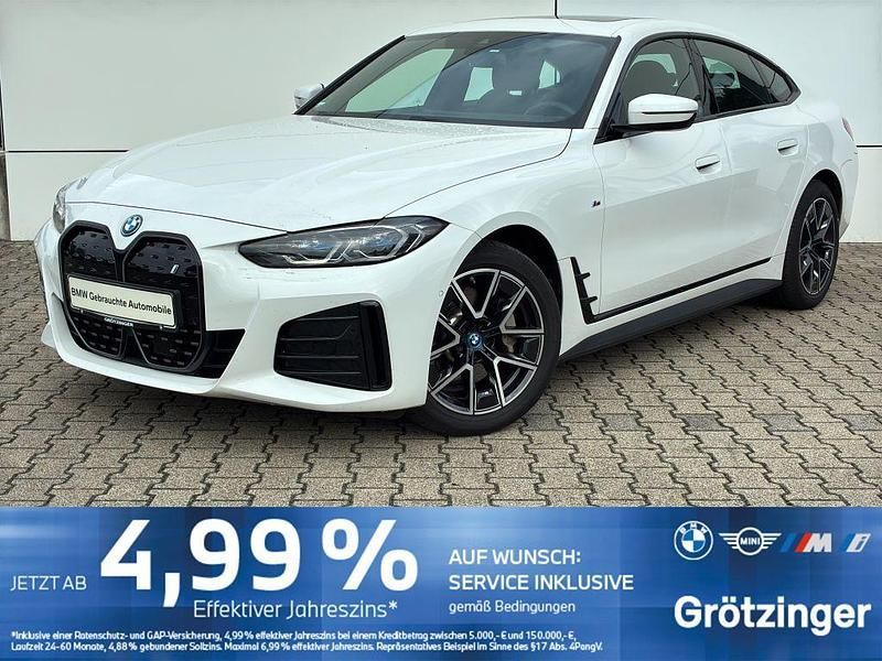 Weiss Gebraucht 2022 BMW i4 M Sport Limousine | 39.880 € (Fairer Preis) - Bild 1/4