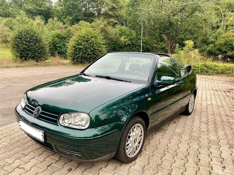 Grün Gebraucht 1999 VW Golf Cabriolet Highline Cabrio | 3.750 € (Guter Preis) - Bild 1/4