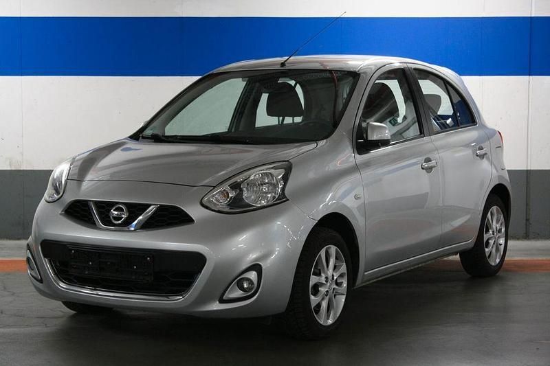 Silber (metallic) Gebraucht 2016 Nissan Micra Kleinwagen | 9.990 € (Fairer Preis) - Bild 1/4