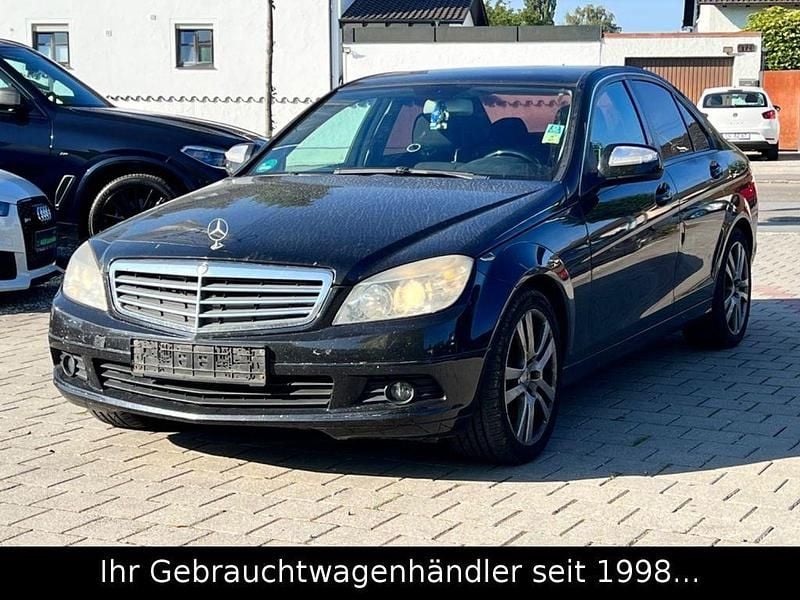 Schwarz Gebraucht 2007 Mercedes C200 Limousine | 2.990 € (Guter Preis) - Bild 1/4