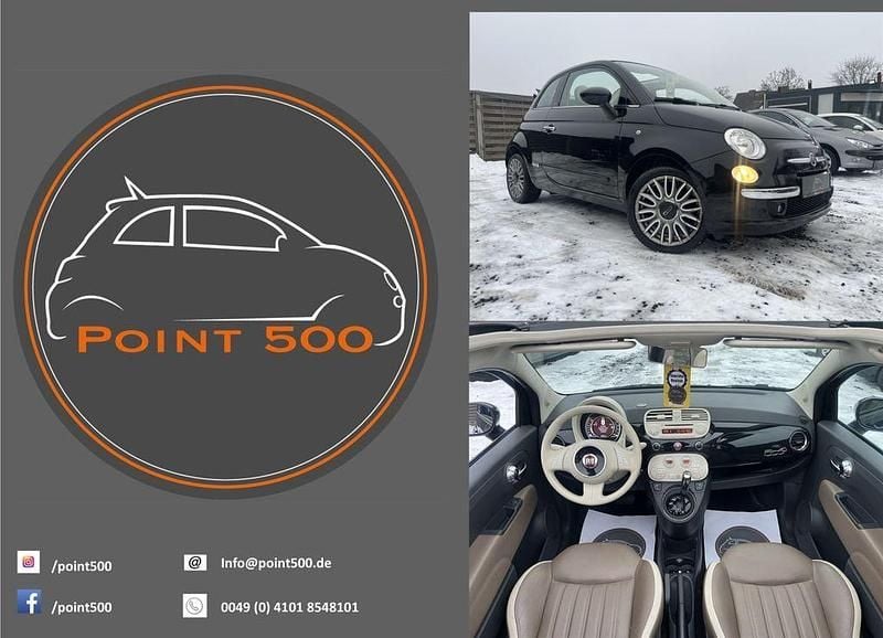 Gebraucht Fiat 500C 86 PS (63 kW) 2015 Schwarz Cabrio