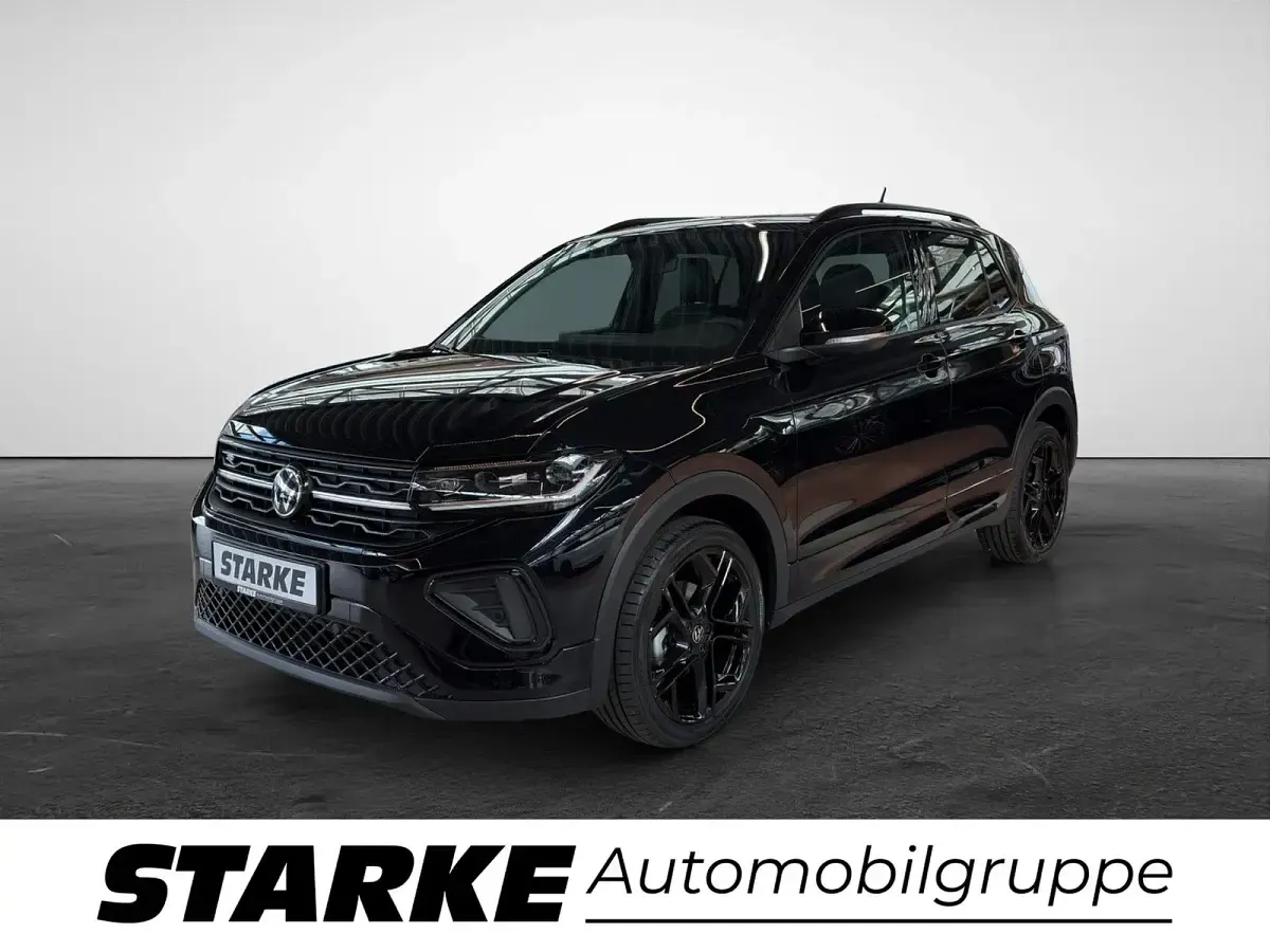 Gebraucht VW T-Cross R-line 116 PS (85 kW) 2025 Schwarz (deep black perleffekt) SUV