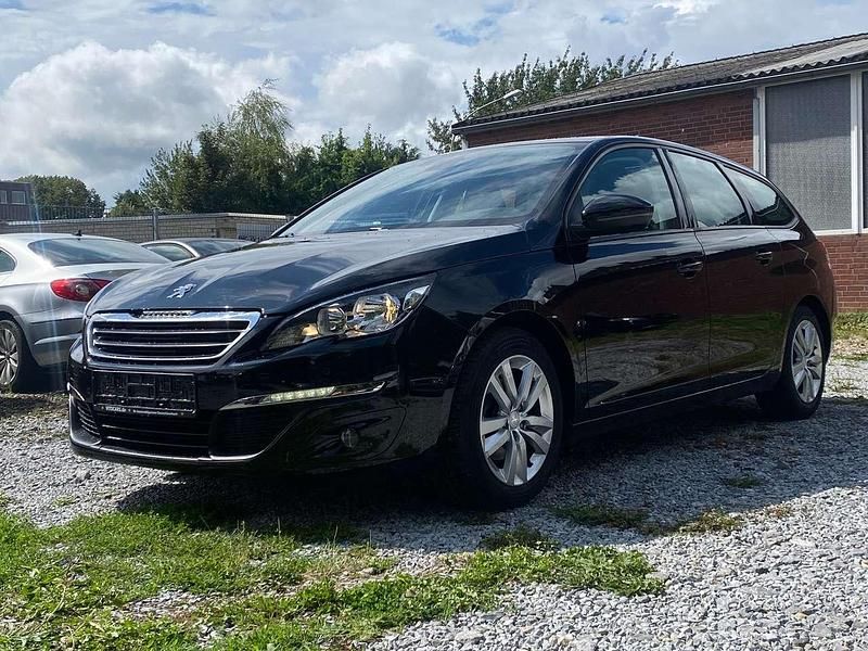 Schwarz perla nera Gebraucht 2014 Peugeot 308 Business-Line Kombi | 6.750 € (Fairer Preis) - Bild 1/3