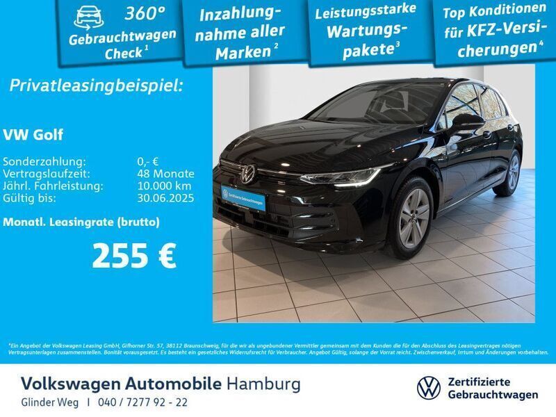 Grenadillschwarz metallic Gebraucht 2024 VW Golf VIII Life Limousine | 28.990 € (Etwas zu teuer) - Bild 1/3