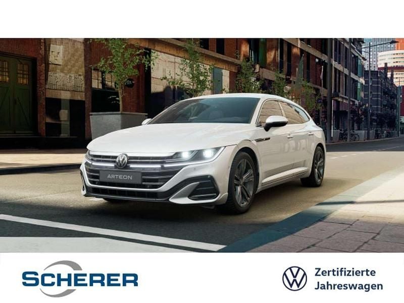Oryxweiß perlmutteffekt Gebraucht 2024 VW Arteon R-line Kombi | 35.830 € (Fairer Preis) - Bild 1/4