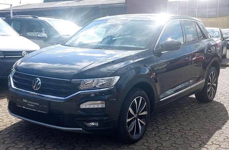Schwarz Gebraucht 2021 VW T-Roc Style SUV | 19.999 € (Fairer Preis) - Bild 1/4