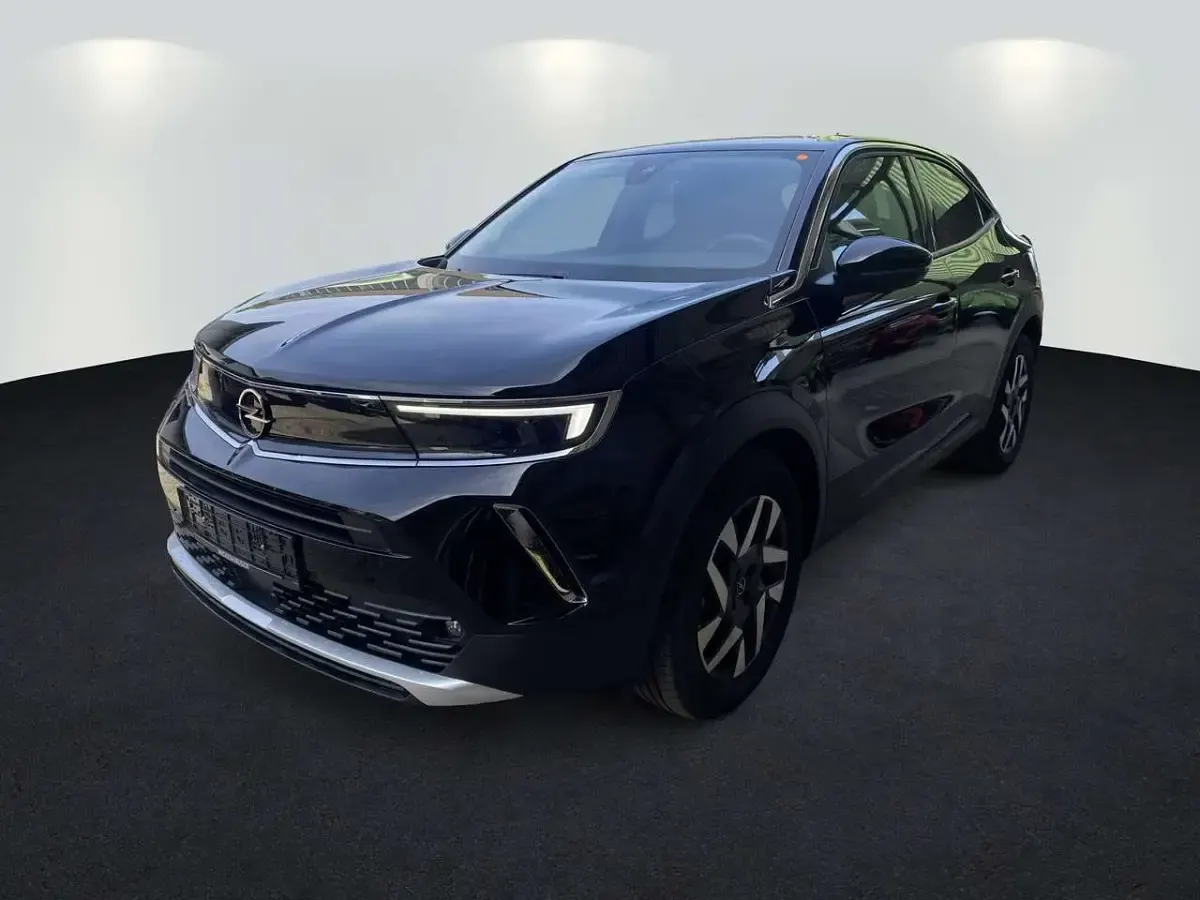 Gebraucht Opel Mokka-e Elegance 100 kW (136 PS) 2022 Diamant schwarz/karbon schwarz (metallic) SUV