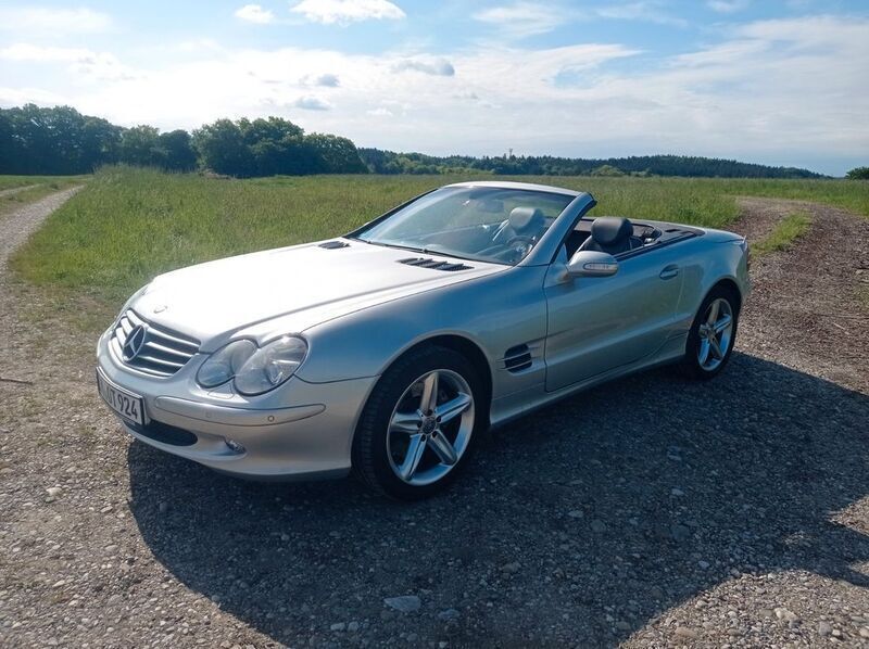 Silber Gebraucht 2004 Mercedes SL500 Cabrio | 15.950 € (Superpreis) - Bild 1/4