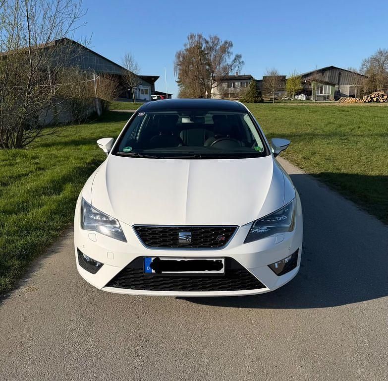 Usata Seat Leon FR 150 CV (110 kW) 2013 Bianco Berlina
