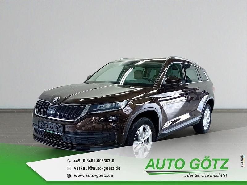Magneticbraun metallic (metallic) Gebraucht 2019 Skoda Kodiaq Style SUV | 26.990 € (Guter Preis) - Bild 1/4