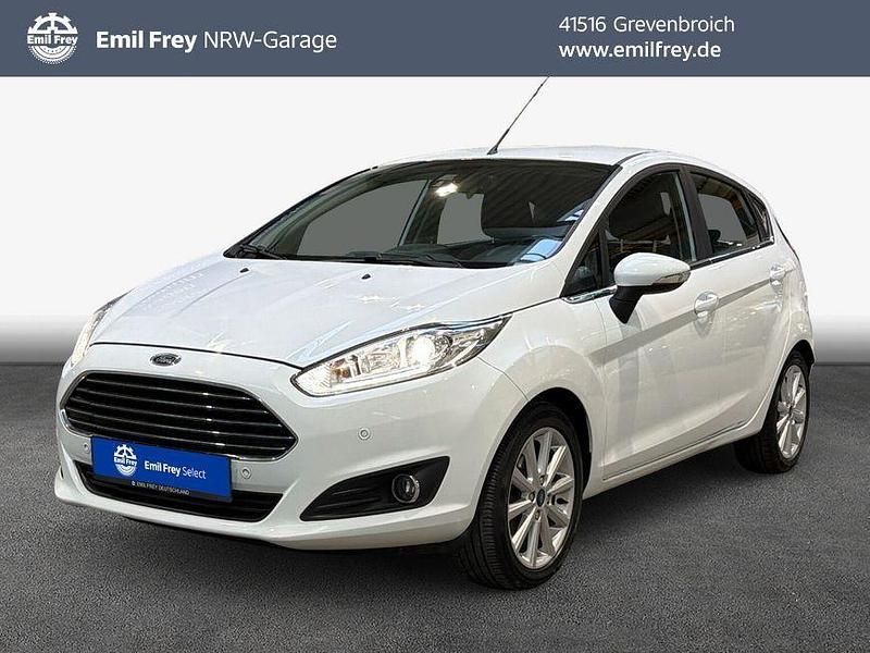Weiß Gebraucht 2016 Ford Fiesta Titanium Limousine | 8.960 € (Fairer Preis) - Bild 1/3