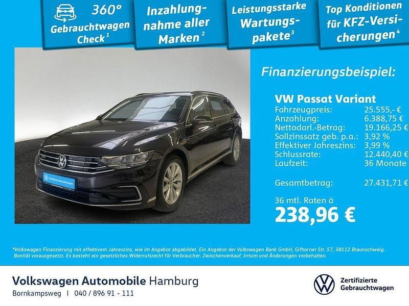 5v mangangrau metallic Gebraucht 2021 VW Passat GTE Kombi | 25.555 € (Fairer Preis) - Bild 1/3