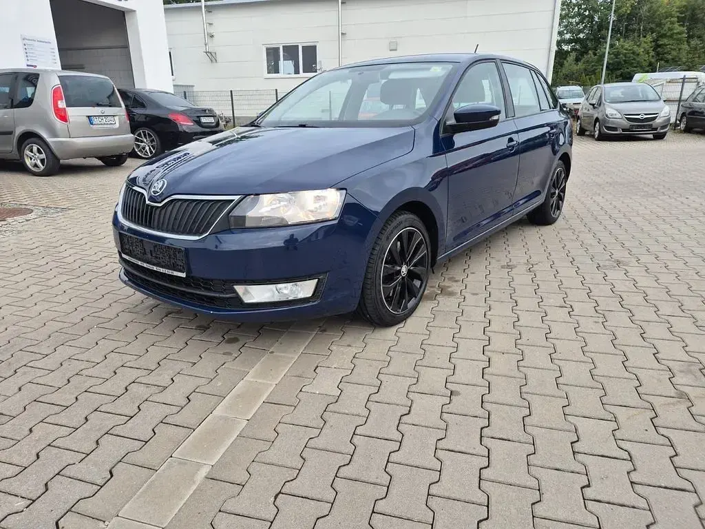 Gebraucht Skoda Rapid Ambition 116 PS (85 kW) 2016 Blau Kleinwagen