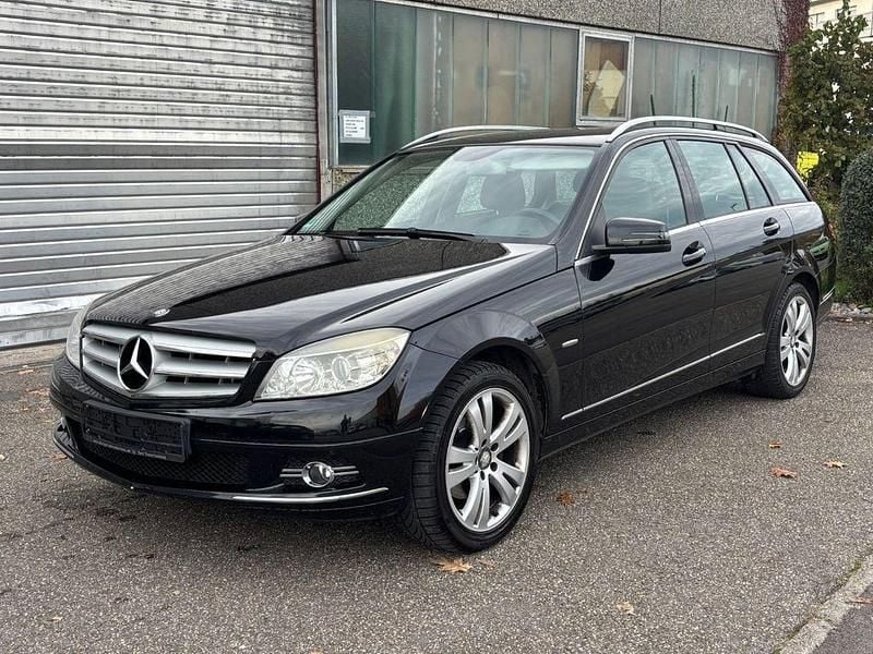 Schwarz Gebraucht 2008 Mercedes C200 Limousine | 4.450 € (Superpreis) - Bild 1/4