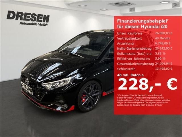Phantom black / met Gebraucht 2024 Hyundai i20 N Performance Limousine | 26.990 € (Fairer Preis) - Bild 1/4