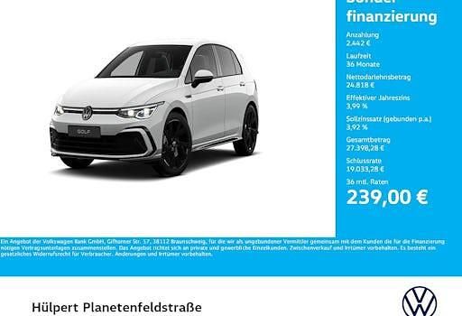 Gebraucht VW Golf VIII R-line 131 PS (96 kW) 2024 Weiß Limousine